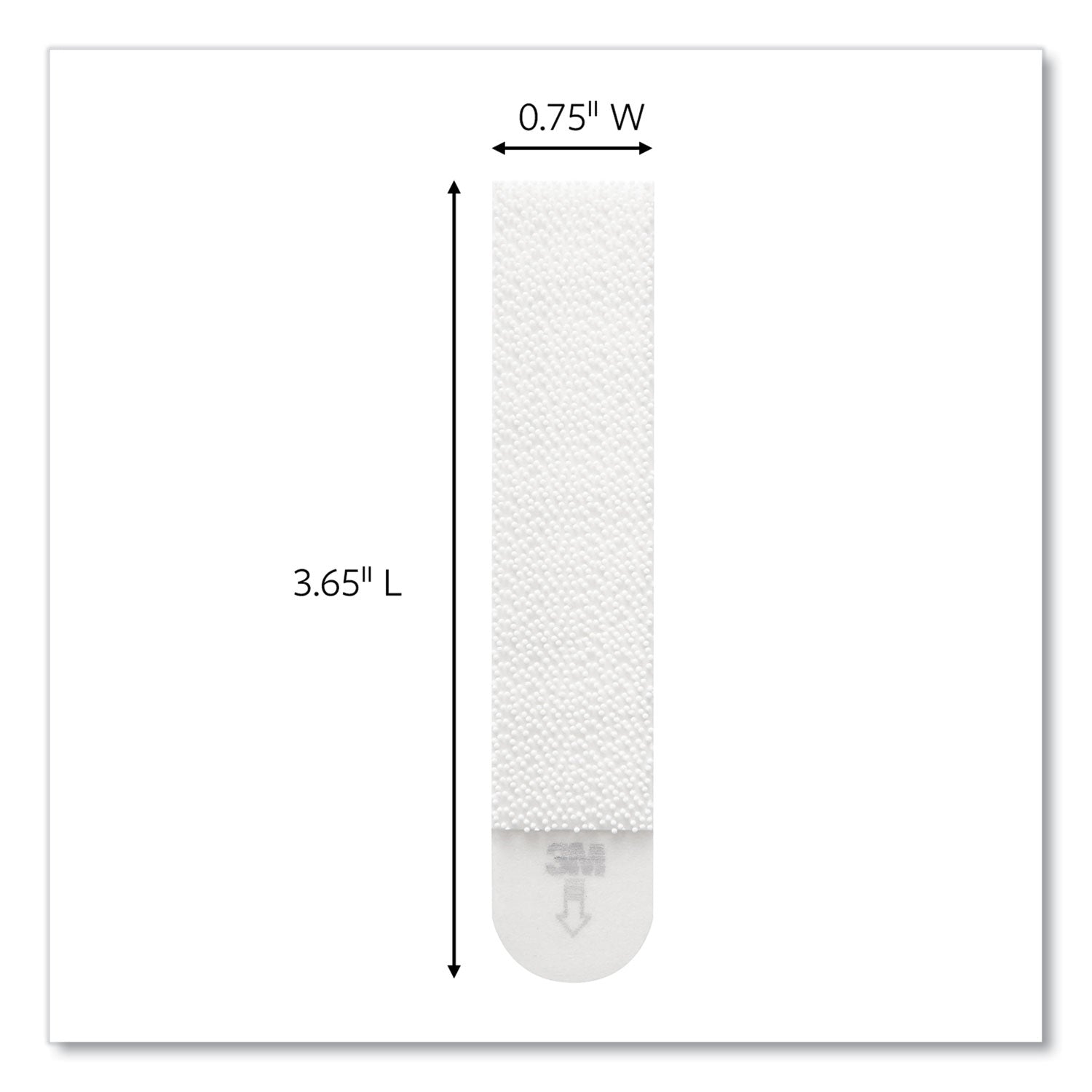 Picture Hanging Strips, Removable, Holds Up to 4 lbs per Pair, Large, 0.63 x 3.63, White, 20 Pairs/Pack