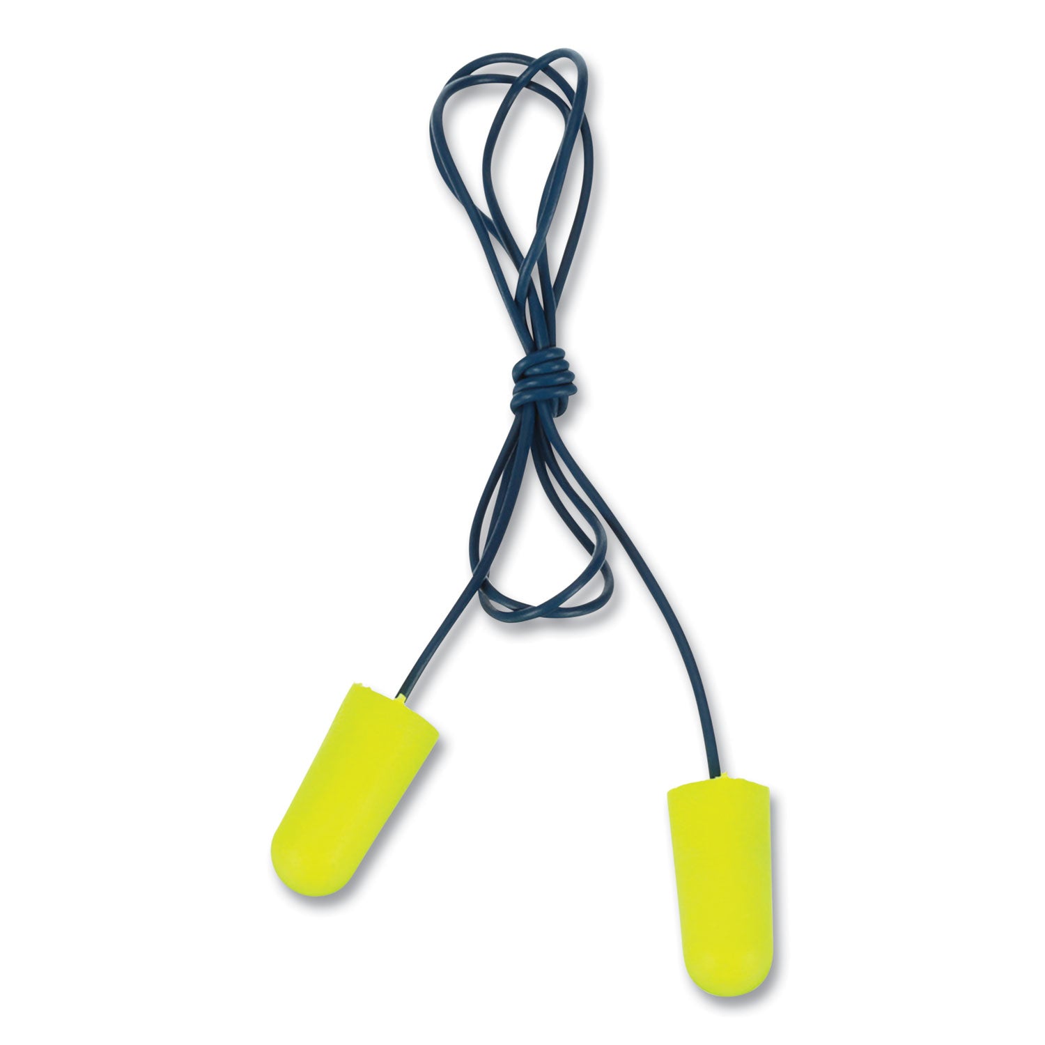 E-A-Rsoft Metal Detectable Soft Foam Earplugs, Corded, 32 NRR, Poly Bag, 200 Pairs/Box - 