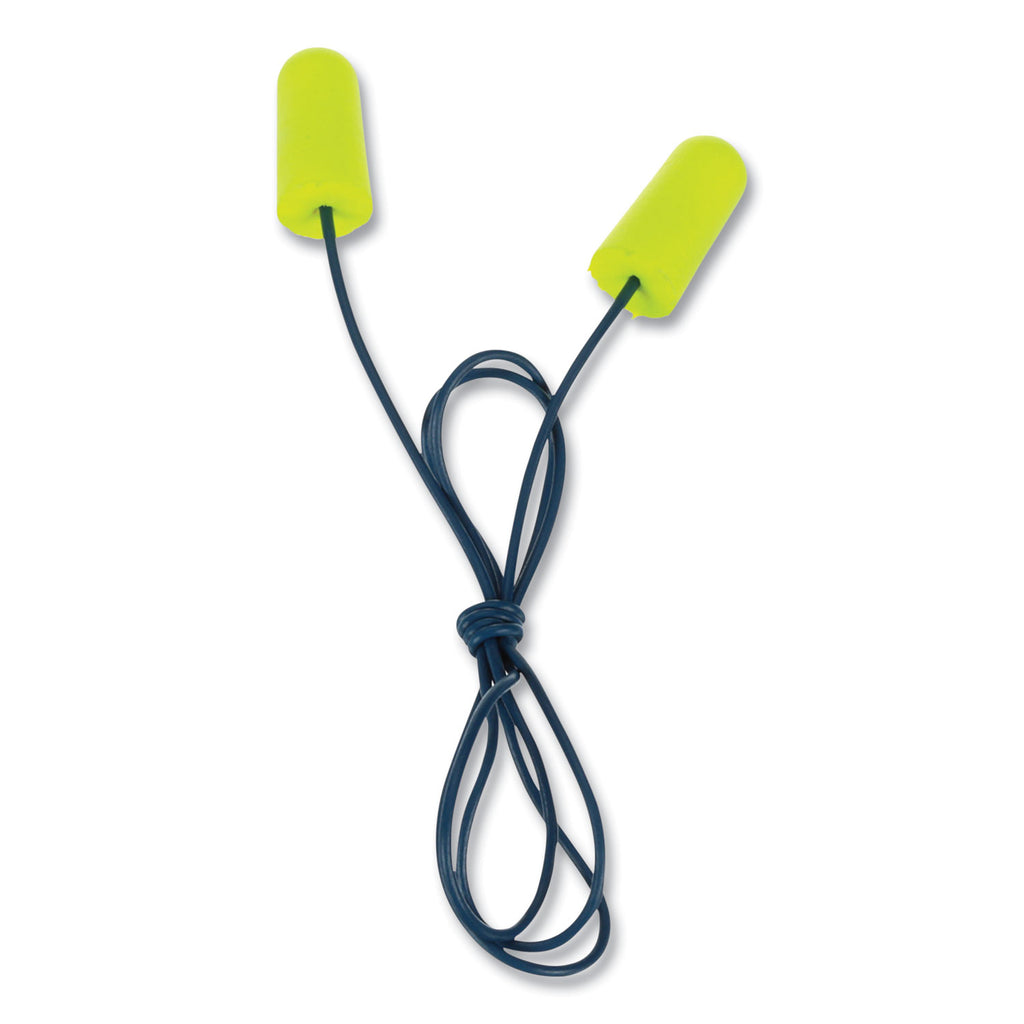 E-A-Rsoft Metal Detectable Soft Foam Earplugs, Corded, 32 NRR, Poly Bag, 200 Pairs/Box