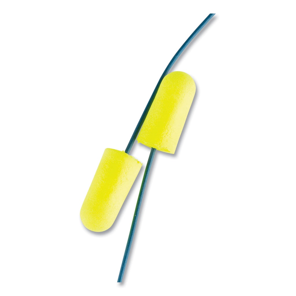 E-A-Rsoft Metal Detectable Soft Foam Earplugs, Corded, 32 NRR, Poly Bag, 200 Pairs/Box