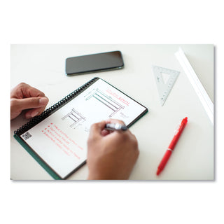 Core Smart Notebook, Dotted Rule, Black Cover, (18) 8.8 x 6 Sheets
