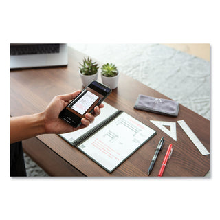 Core Smart Notebook, Dotted Rule, Black Cover, (18) 8.8 x 6 Sheets