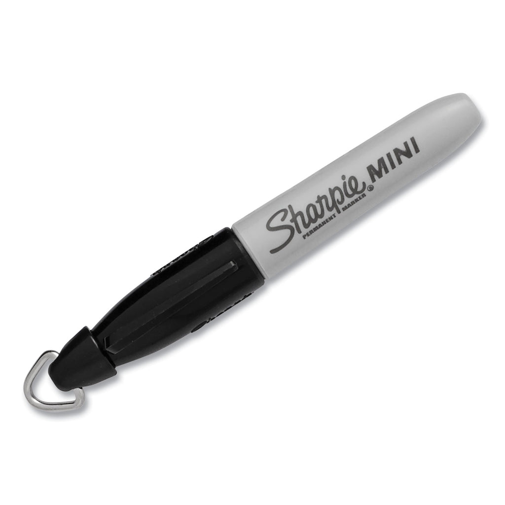 Mini Permanent Marker, Fine Bullet Tip, Black, 72/Pack