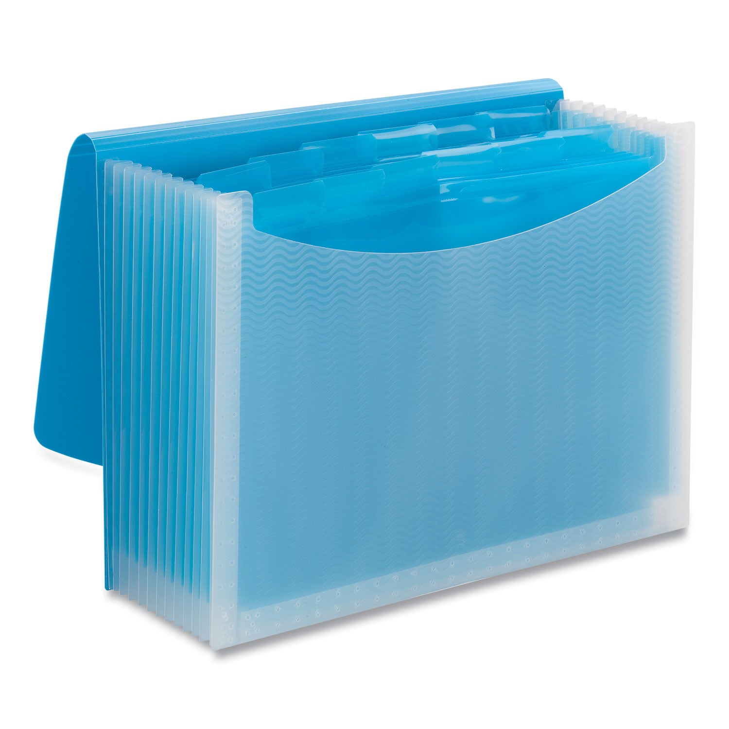 poly-expanding-folders-12-sections-cord-hook-closure-1-6-cut-tabs-letter-size-teal-clear_smd70869 - 3