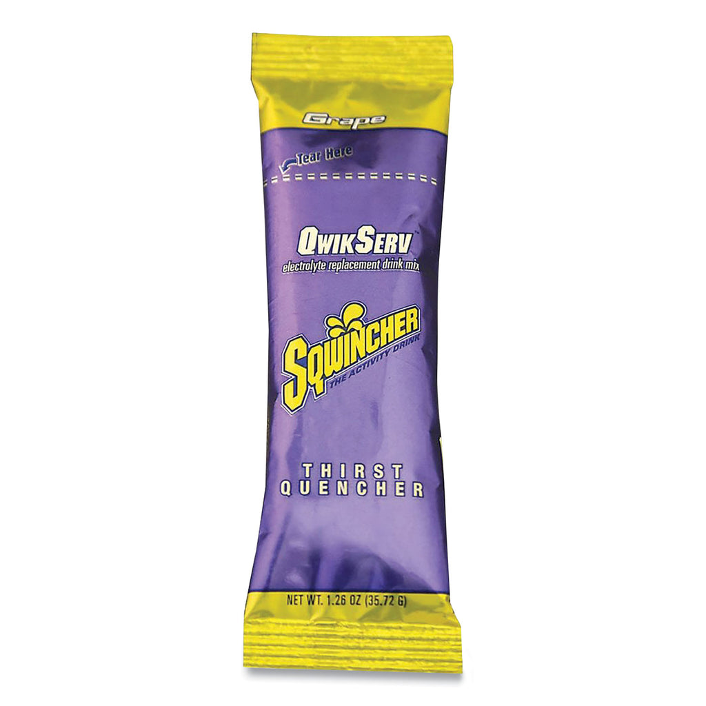 thirst-quencher-qwikserv-electrolyte-replacement-drink-mix-grape-126-oz-packet-8-pack_sqw060904gr - 1