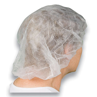 BC Series Bouffant Caps, 24", White, 1,000/Carton