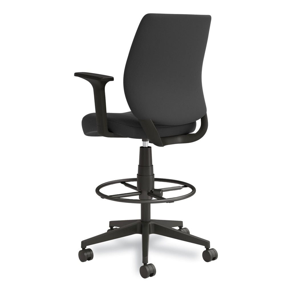 essentials-fabric-drafting-stool-with-arms-supports-up-to-275-lb-black-seat-back-black-base_uos59388 - 3