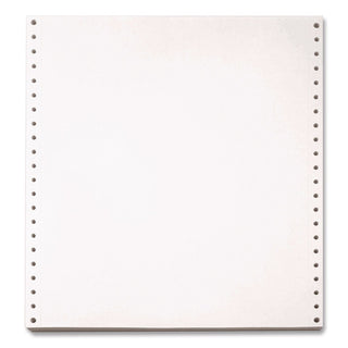 Computer Printout Paper, 1-Part, 20 lb Bond Weight, 9.5 x 11, White, 2,700/Carton