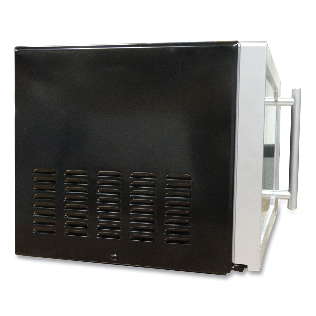 0.7 Cu.ft Capacity Microwave Oven, 700 Watts, Stainless Steel and Black, Sold as 1 Each - 4