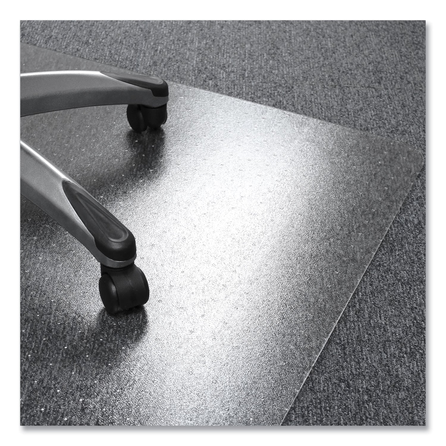 cleartex-ultimat-polycarbonate-chair-mat-for-low-medium-pile-carpet-48-x-60-clear_flrer1115223er - 2