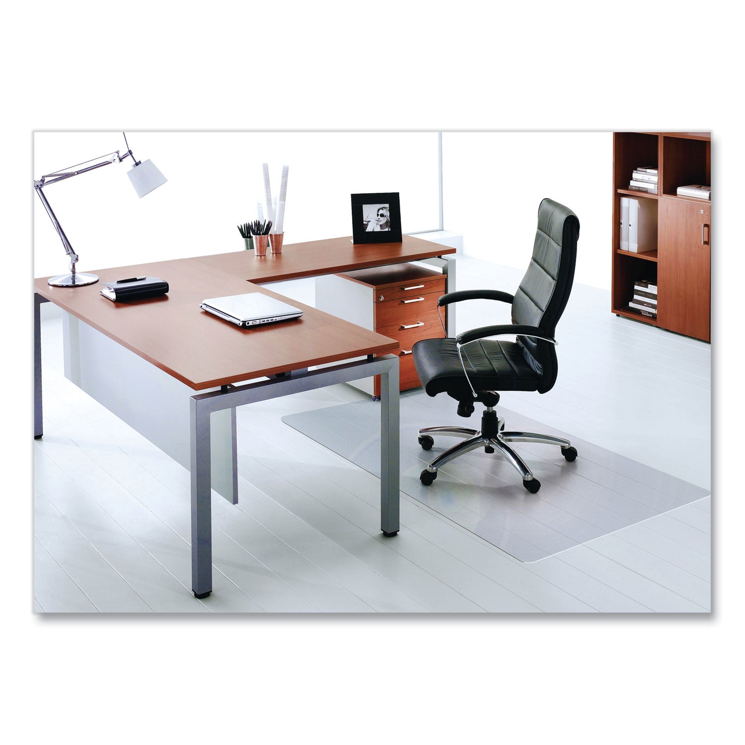 cleartex-ultimat-polycarbonate-chair-mat-for-hard-floors-48-x-60-clear_flrer1215219er - 1
