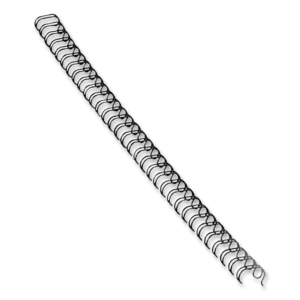 Wire Bindings, 5/16" Diameter, 50 Sheet Capacity, Black, 25/Pack
