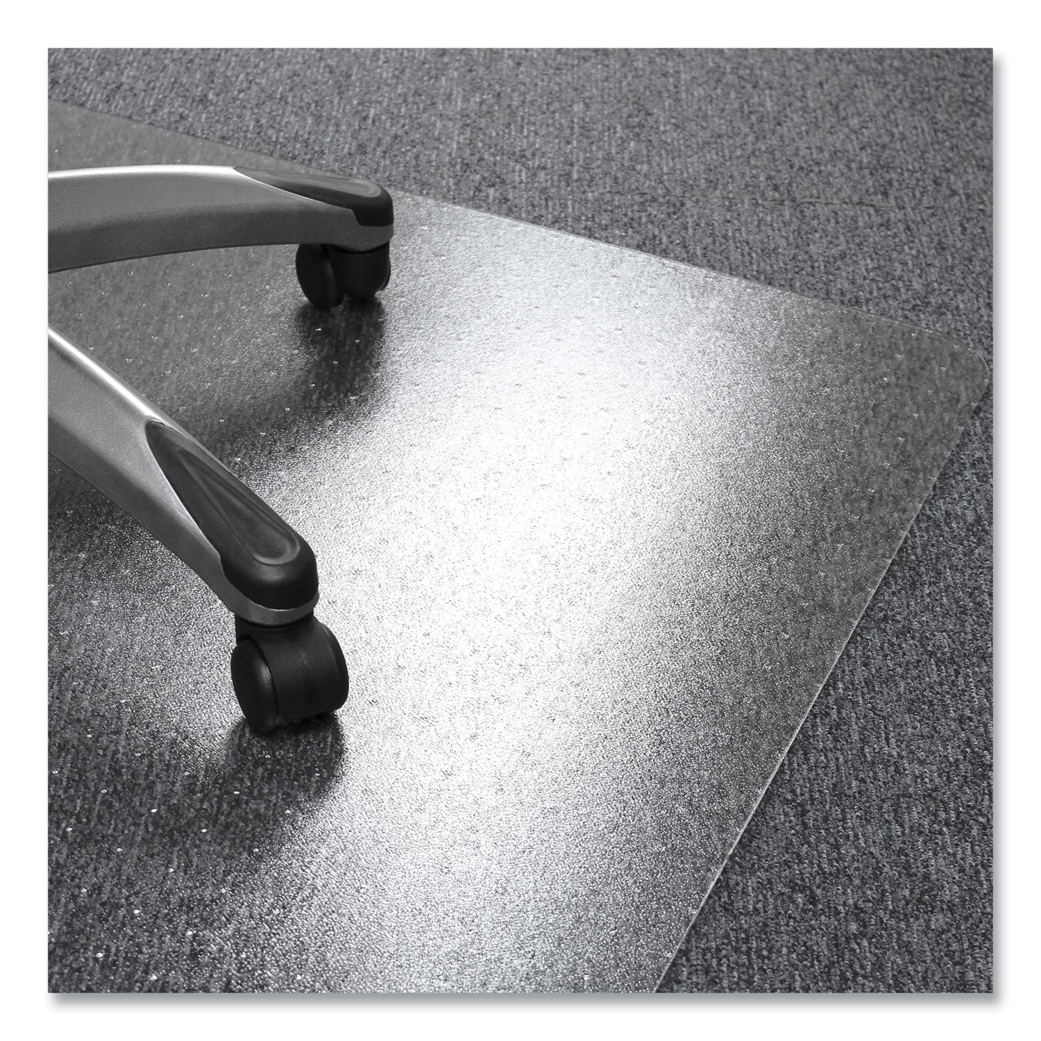 cleartex-ultimat-polycarbonate-chair-mat-for-low-medium-pile-carpet-35-x-47-clear_flrec118923er - 2