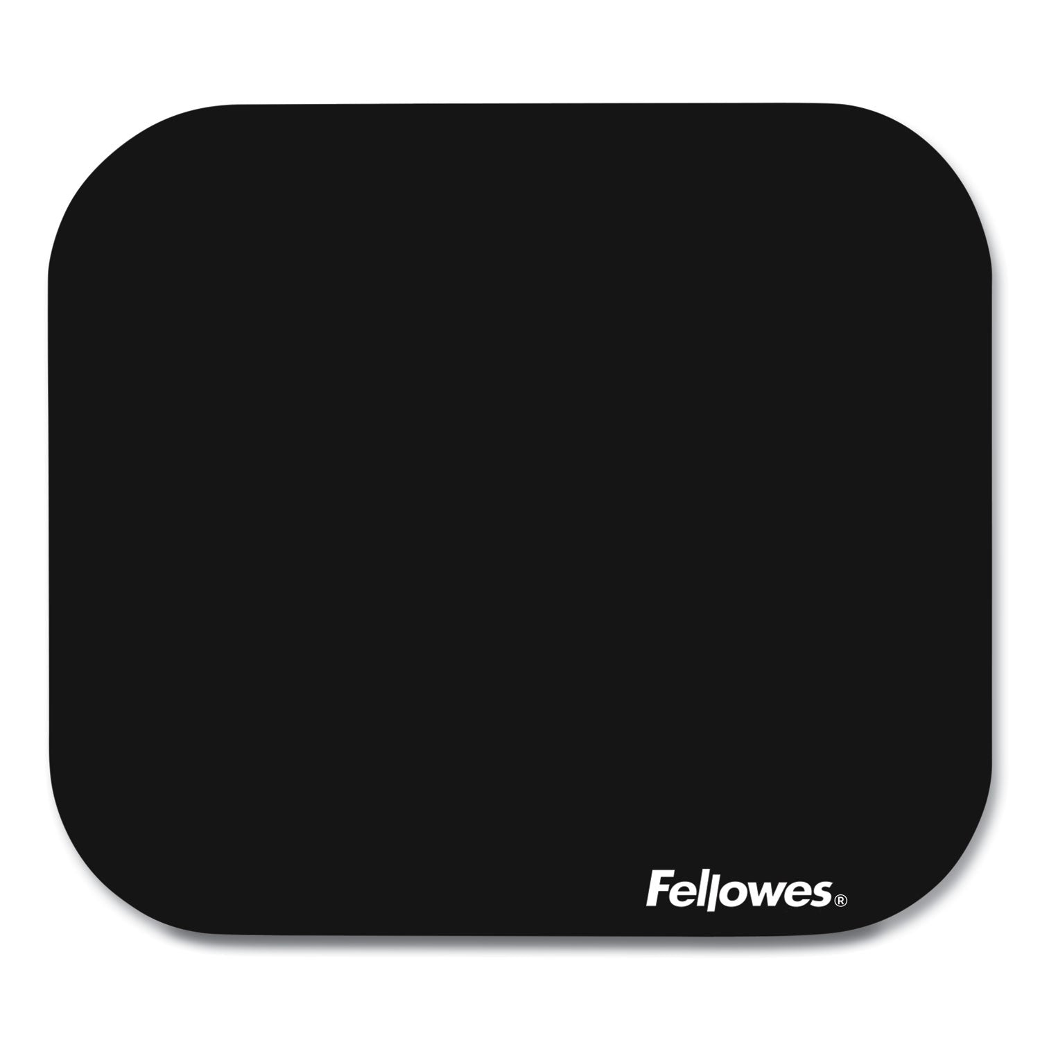 Polyester Mouse Pad, 9 x 8, Black - 