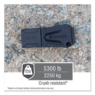 ToughMAX USB Flash Drive, 16 GB, Black