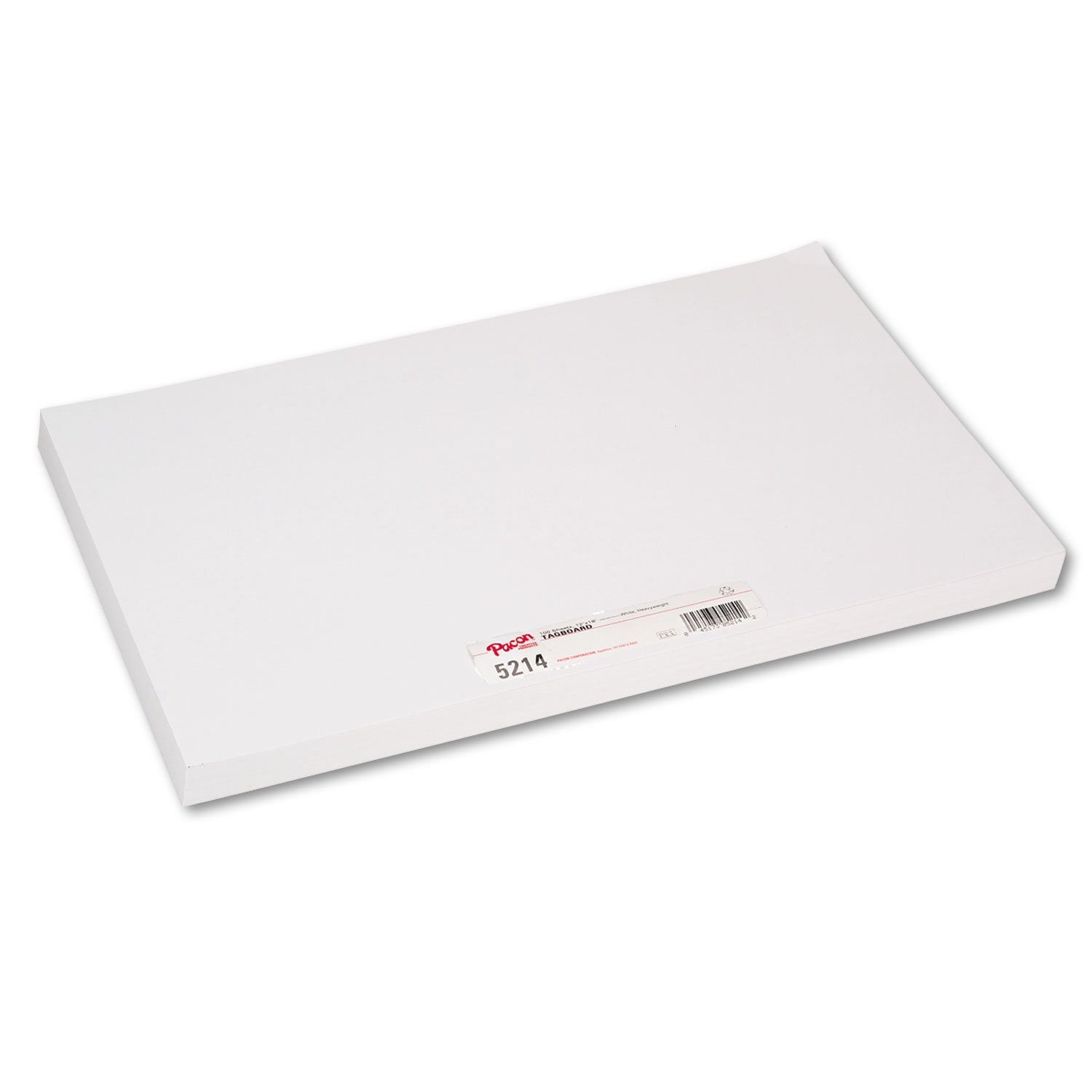 Heavyweight Tagboard, 12 x 18, White, 100/Pack - 