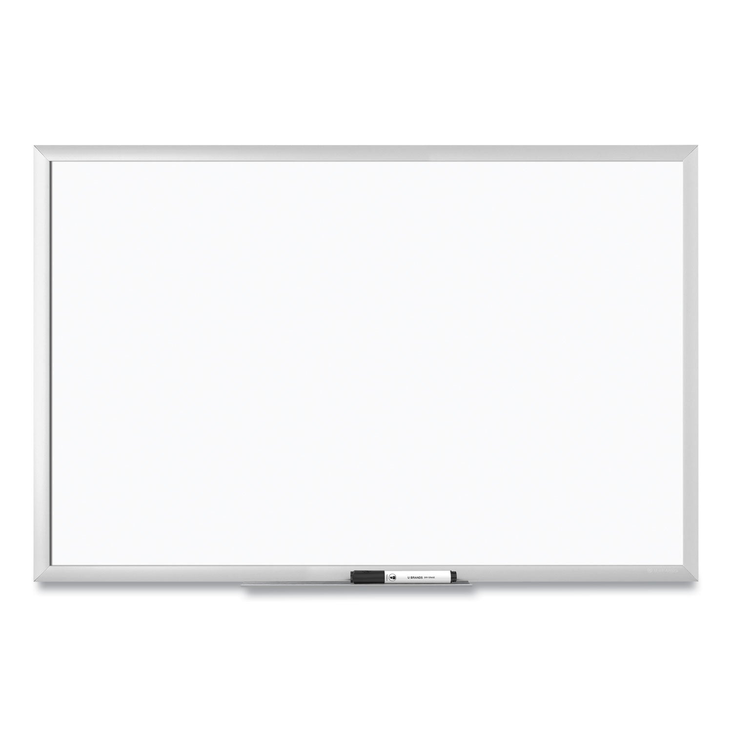 melamine-dry-erase-board-35-x-23-white-surface-silver-frame_ubr031u0001 - 2