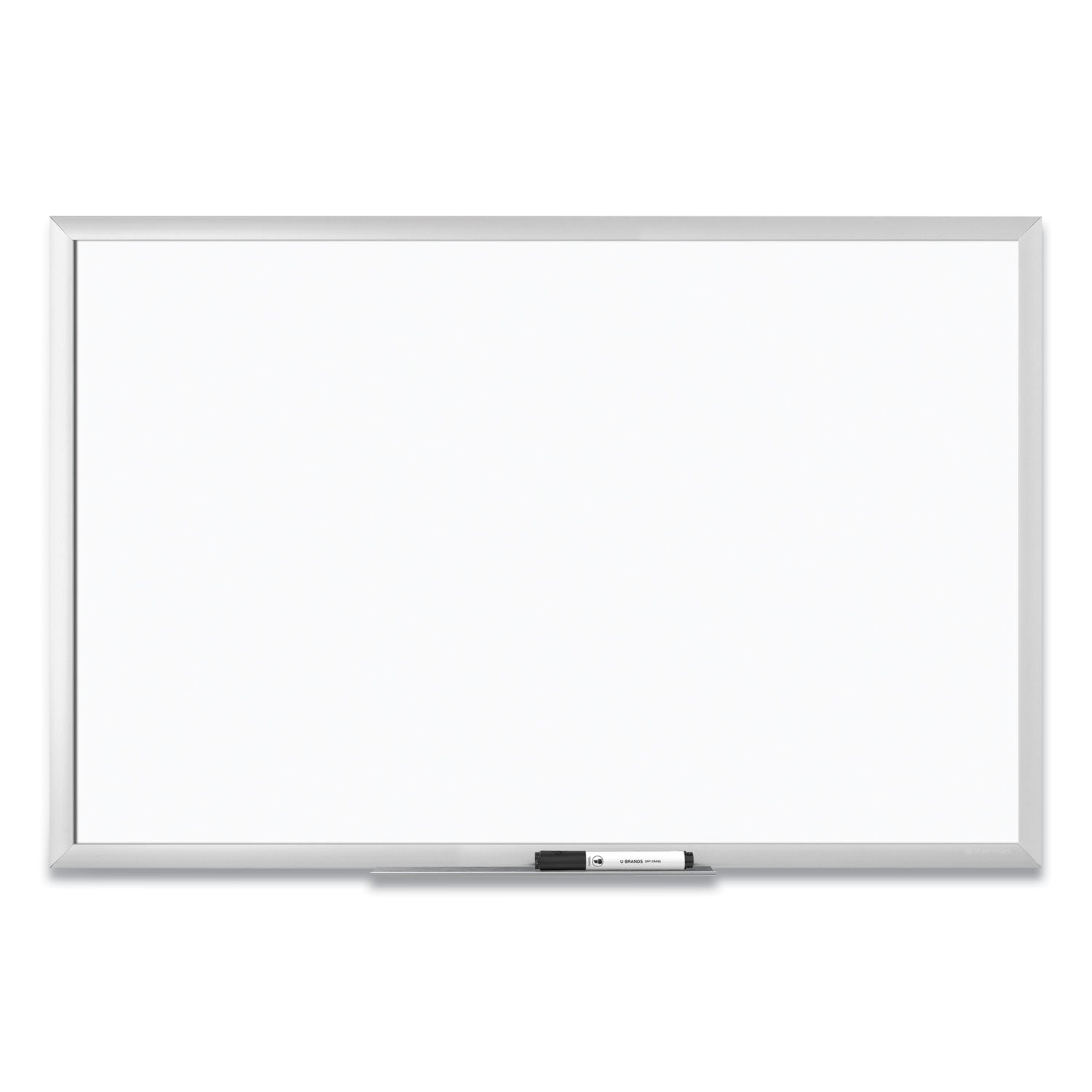 magnetic-dry-erase-board-with-aluminum-frame-35-x-23-white-surface-silver-frame_ubr071u0001 - 4