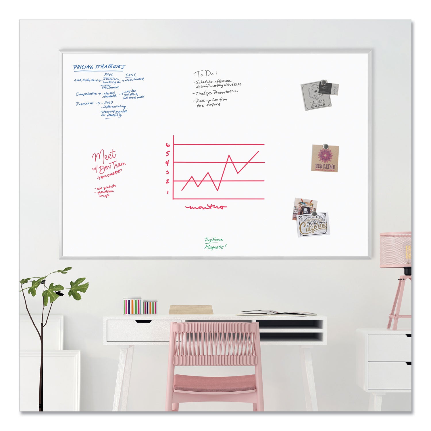 magnetic-dry-erase-board-with-aluminum-frame-70-x-47-white-surface-silver-frame_ubr073u0001 - 3