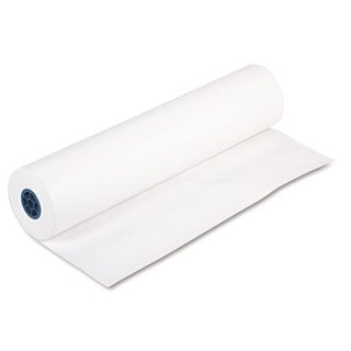 Kraft Paper Roll, 40 lb Wrapping Weight, 36" x 1,000 ft, White