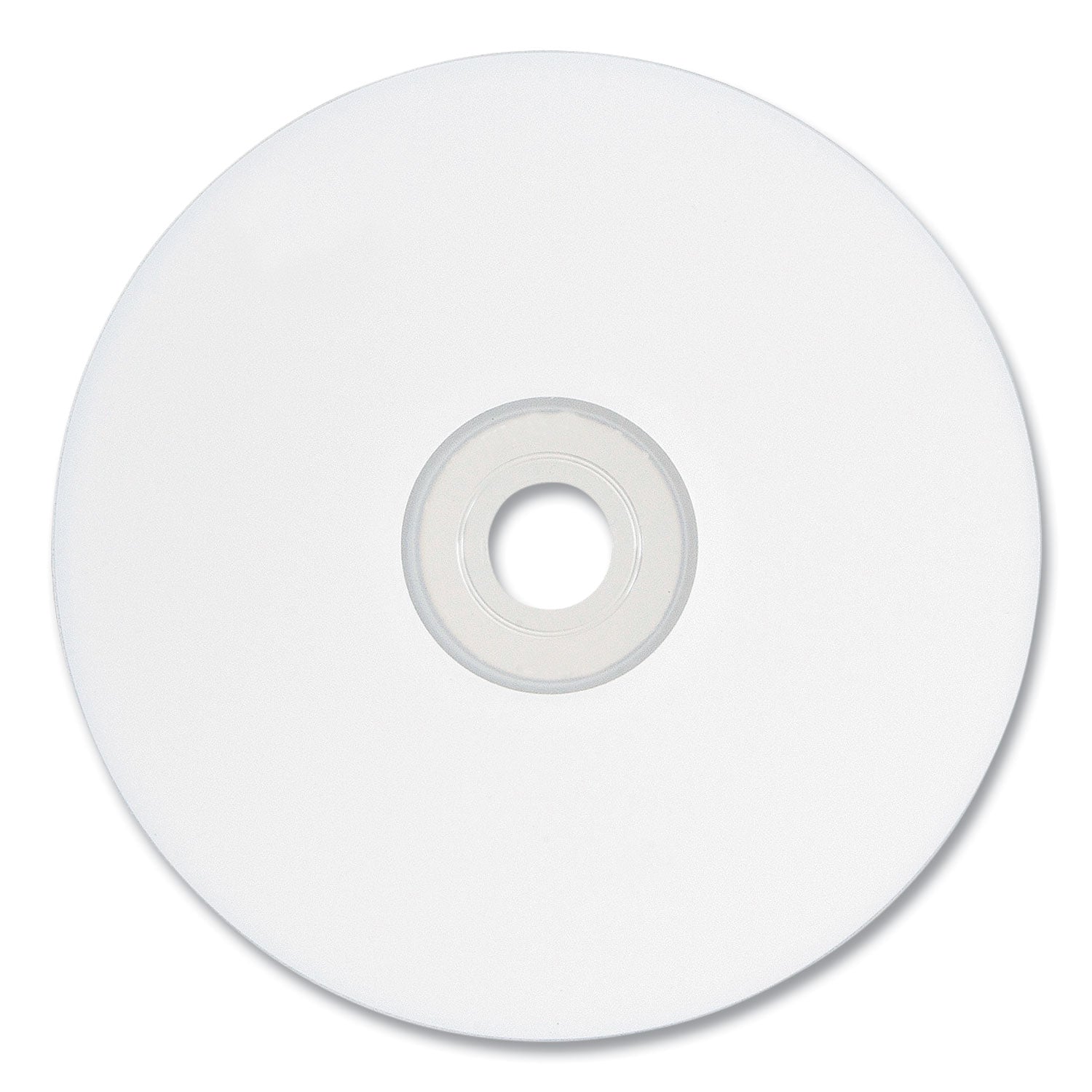 CD-R Printable Recordable Disc, 700 MB/80 min, 52x, Spindle, White, 100/Pack - 