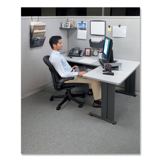 Partition Additions Clips, 40 Sheet Capacity, Dark Graphite, 4/Pack