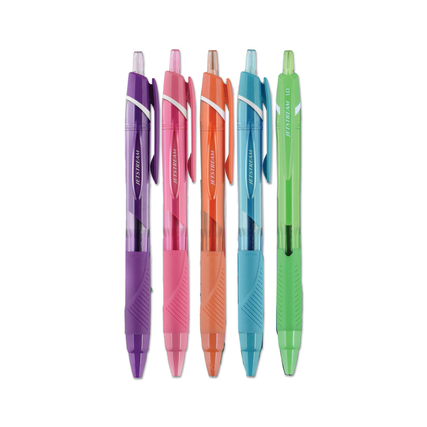 jetstream-elements-hybrid-gel-pen-retractable-medium-1-mm-assorted-ink-and-barrel-colors-5-pack_ubc70138 - 2