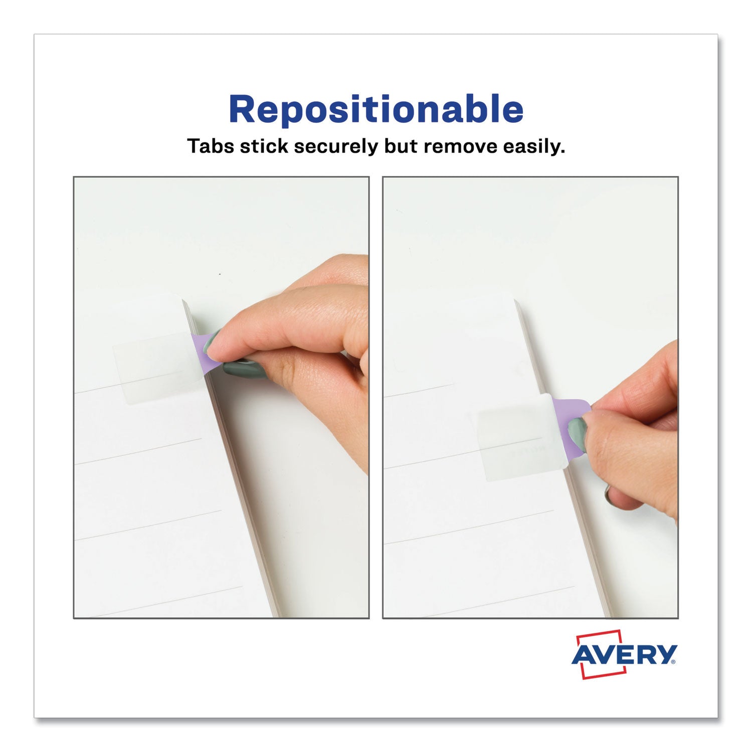 Ultra Tabs Repositionable Tabs, Mini Tabs: 1" x 1.5", 1/5-Cut, Assorted Pastel Colors, 40/Pack