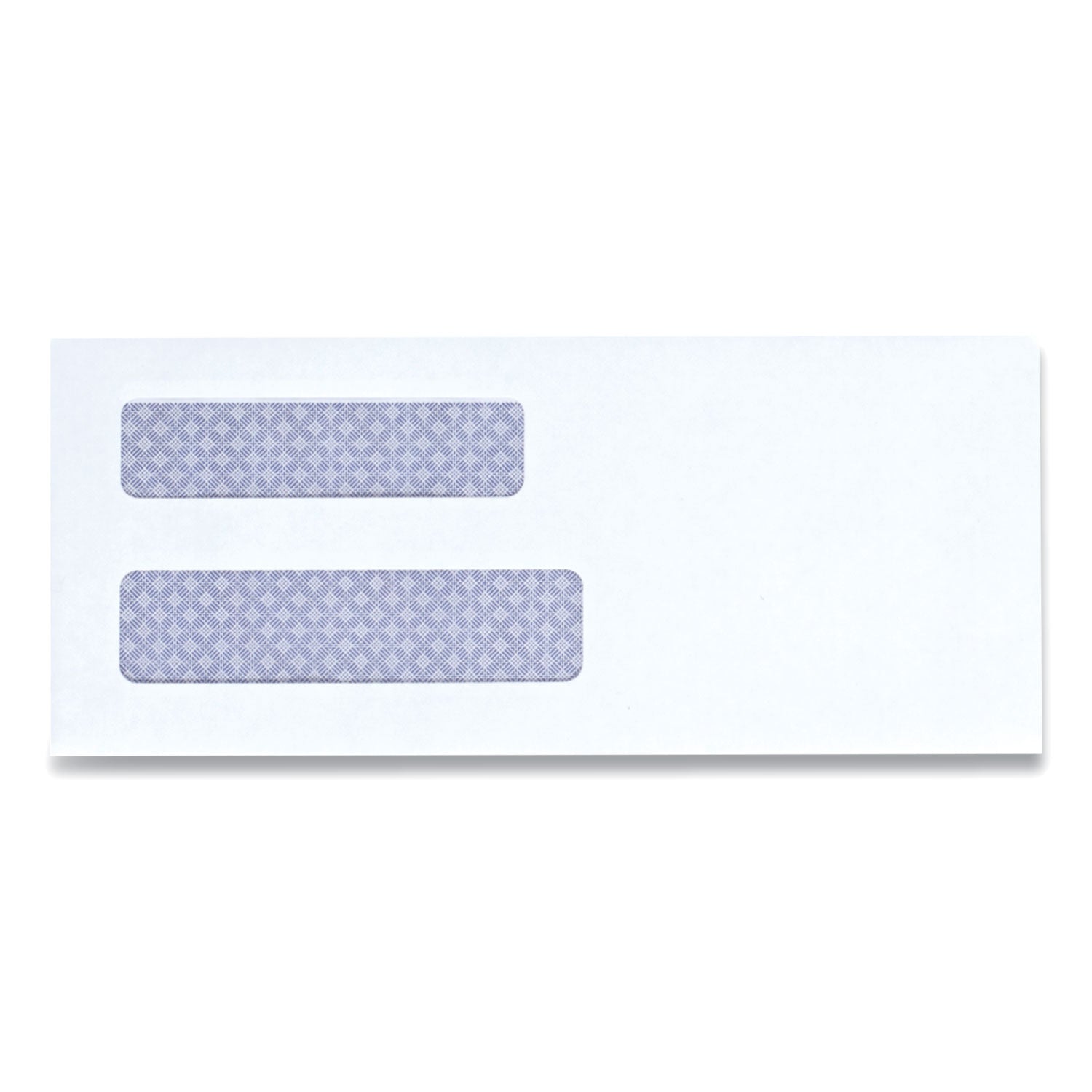 double-window-business-envelope-#8-5-8-square-flap-self-adhesive-closure-363-x-863-white-500-box_unv35218 - 1