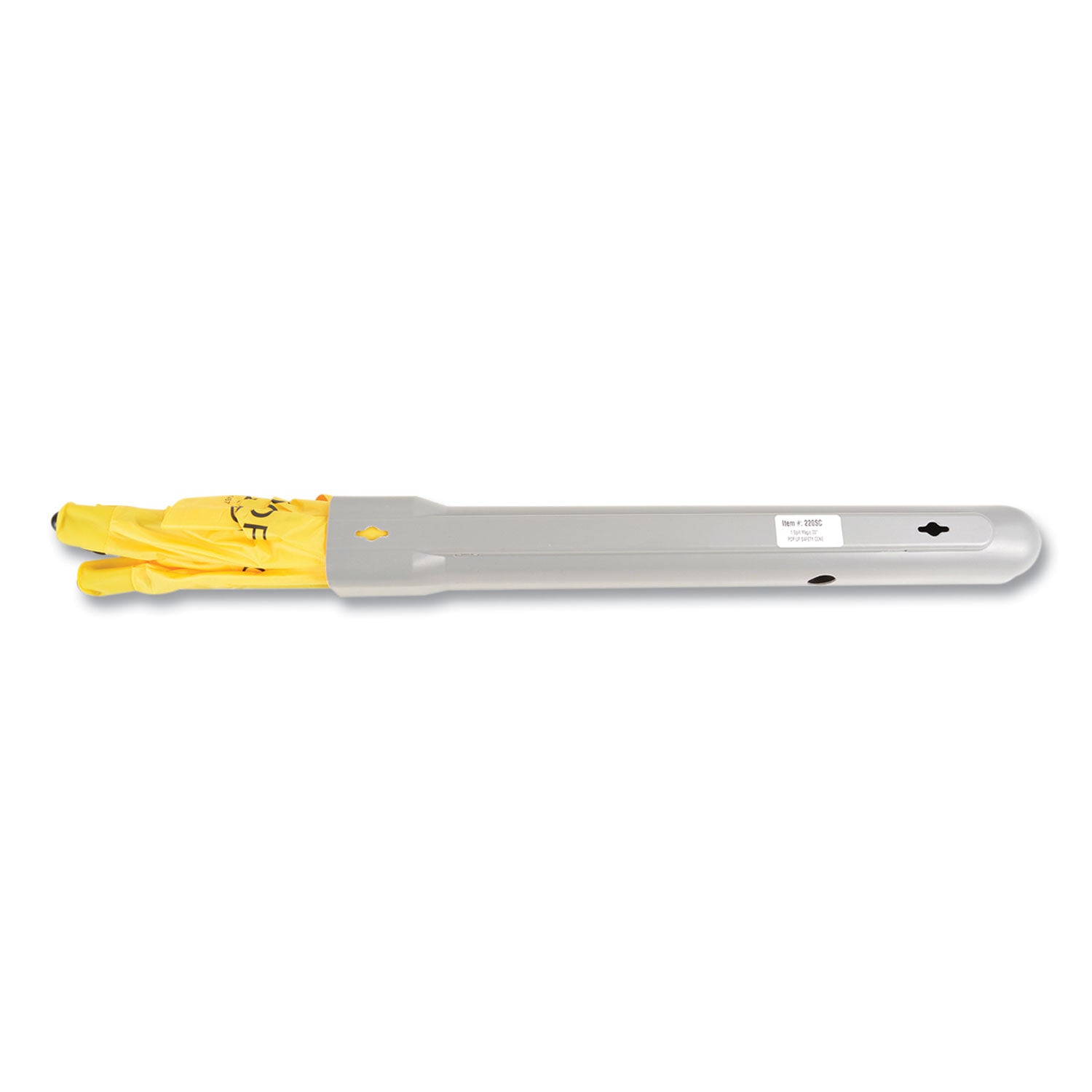 Pop Up Safety Cone, 3 x 2.5 x 30, Yellow