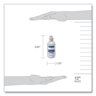 First Aid Refill Components Disposable Eye Wash, 4 oz Bottle