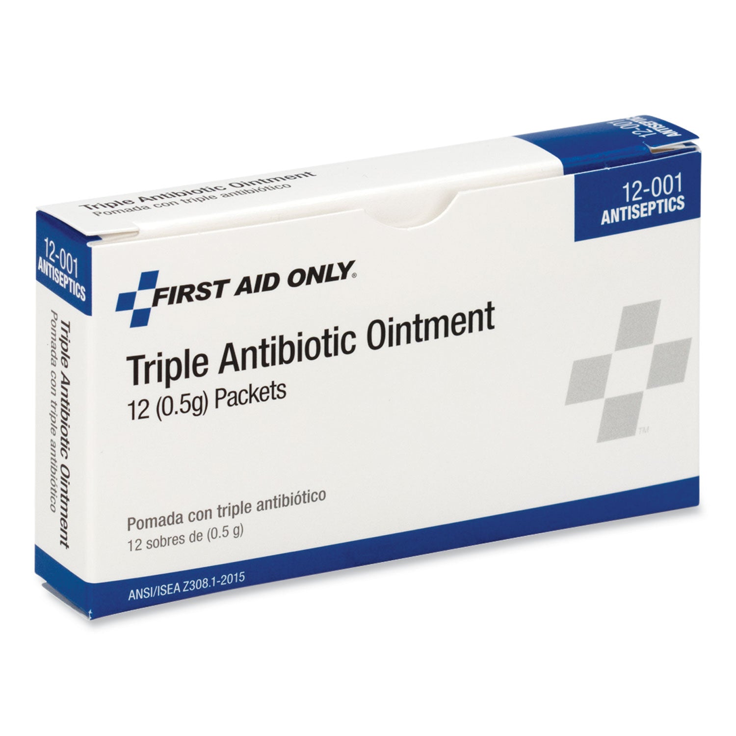 First Aid Kit Refill Triple Antibiotic Ointment, Packet, 12/Box