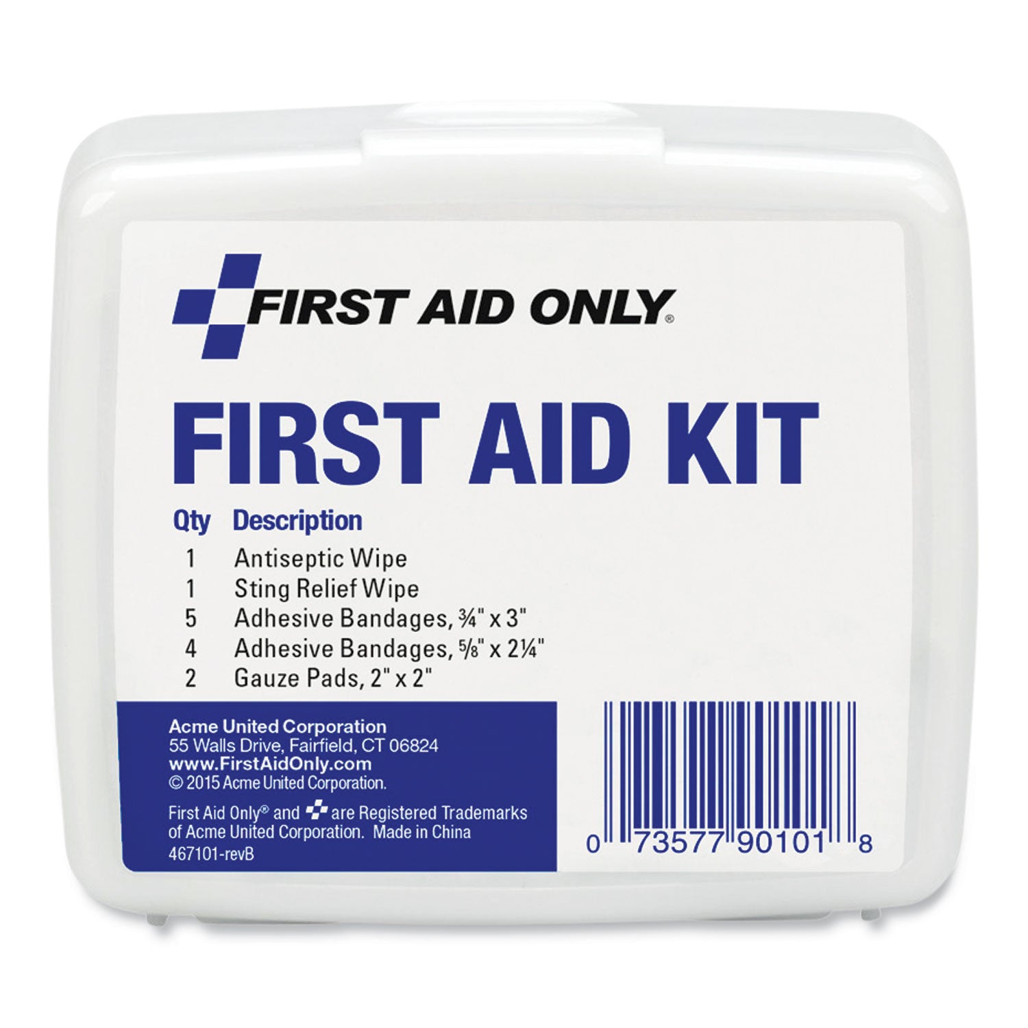 first-aid-on-the-go-kit-mini-13-pieces-plastic-case_fao90101 - 2