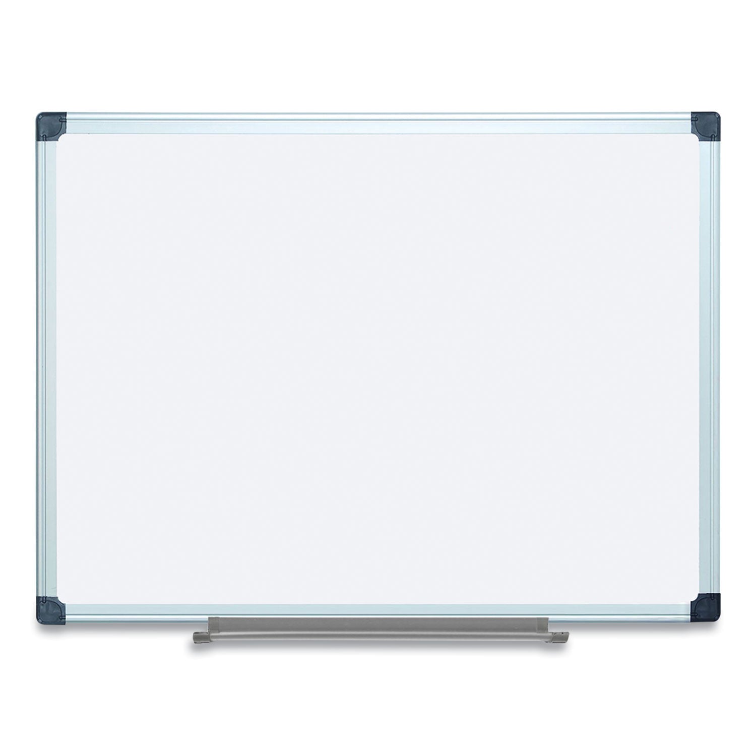 Porcelain Value Dry Erase Board, 36 x 48, White Surface, Silver Aluminum Frame - 