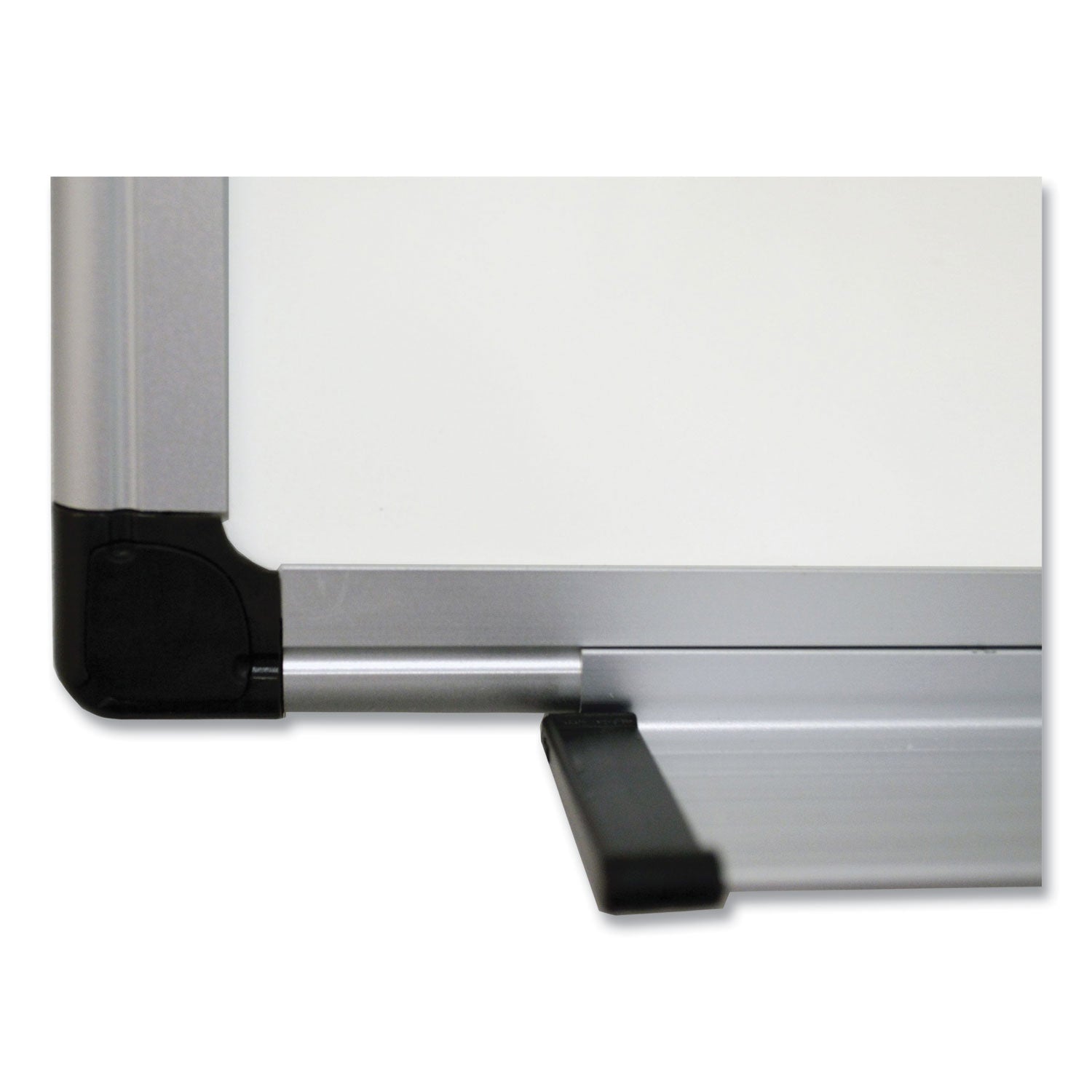 Porcelain Value Dry Erase Board, 36 x 48, White Surface, Silver Aluminum Frame - 