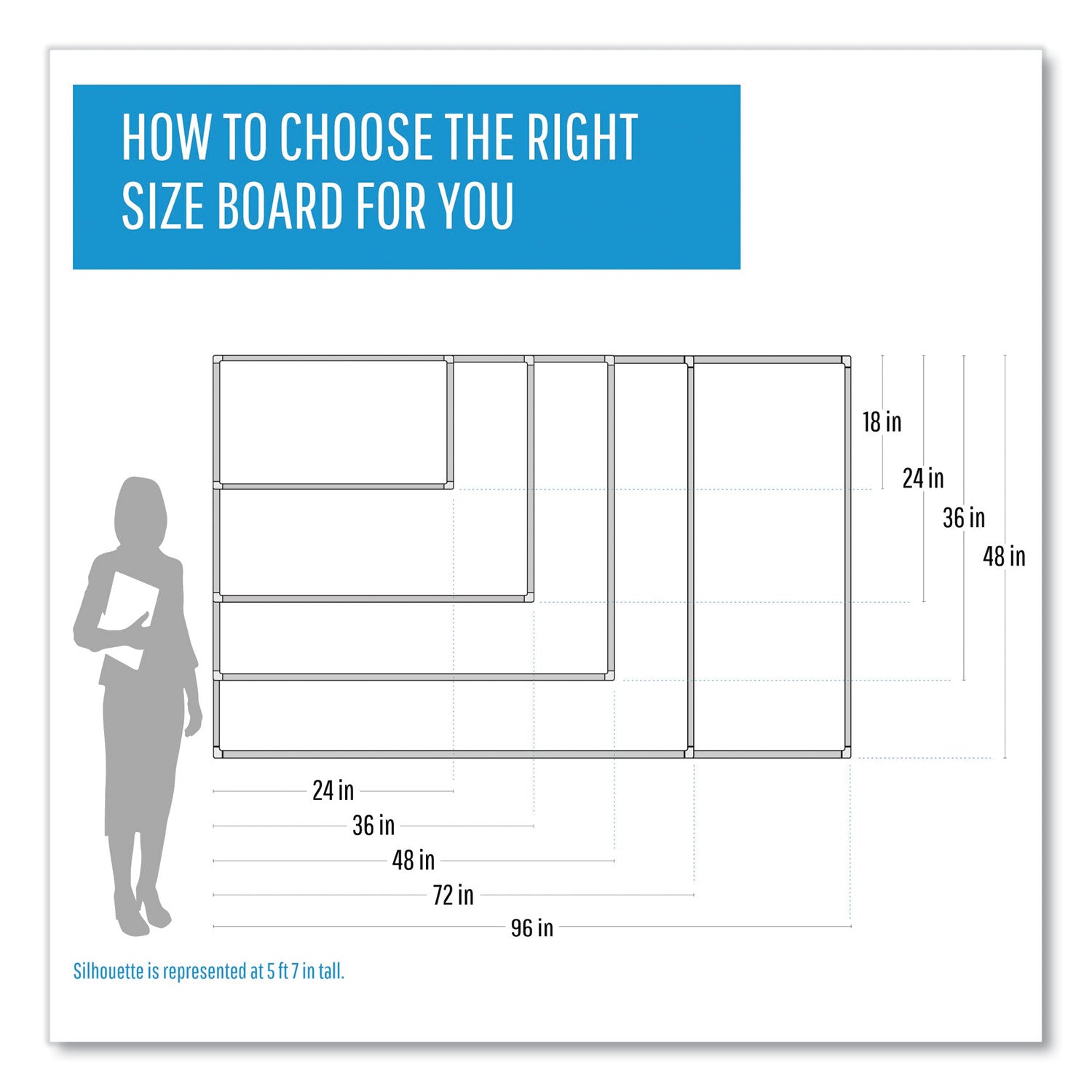 Ruled Magnetic Steel Dry Erase Planning Board, 48 x 36, White Surface, Silver Aluminum Frame - 