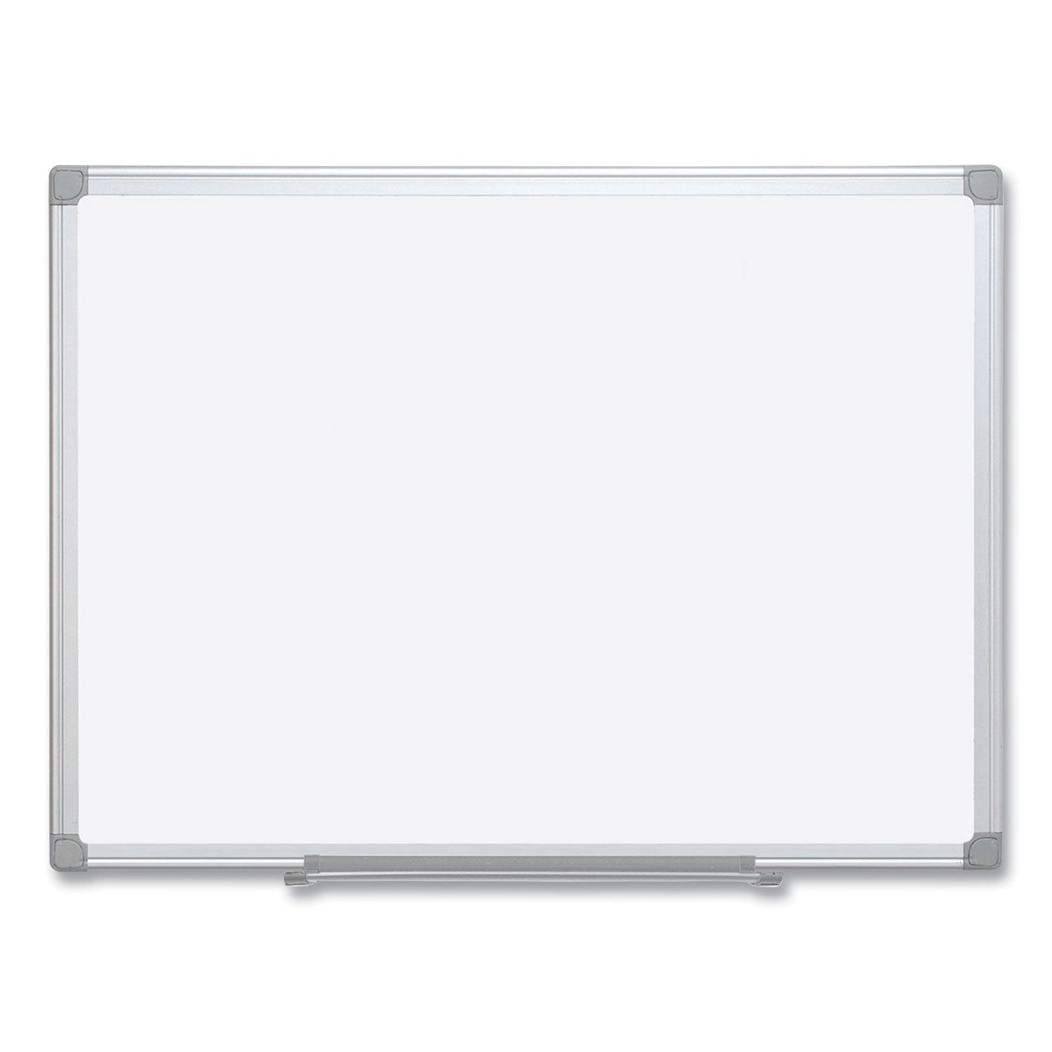 Earth Silver Easy-Clean Dry Erase Board, Reversible, 72 x 48, White Surface, Silver Aluminum Frame - 