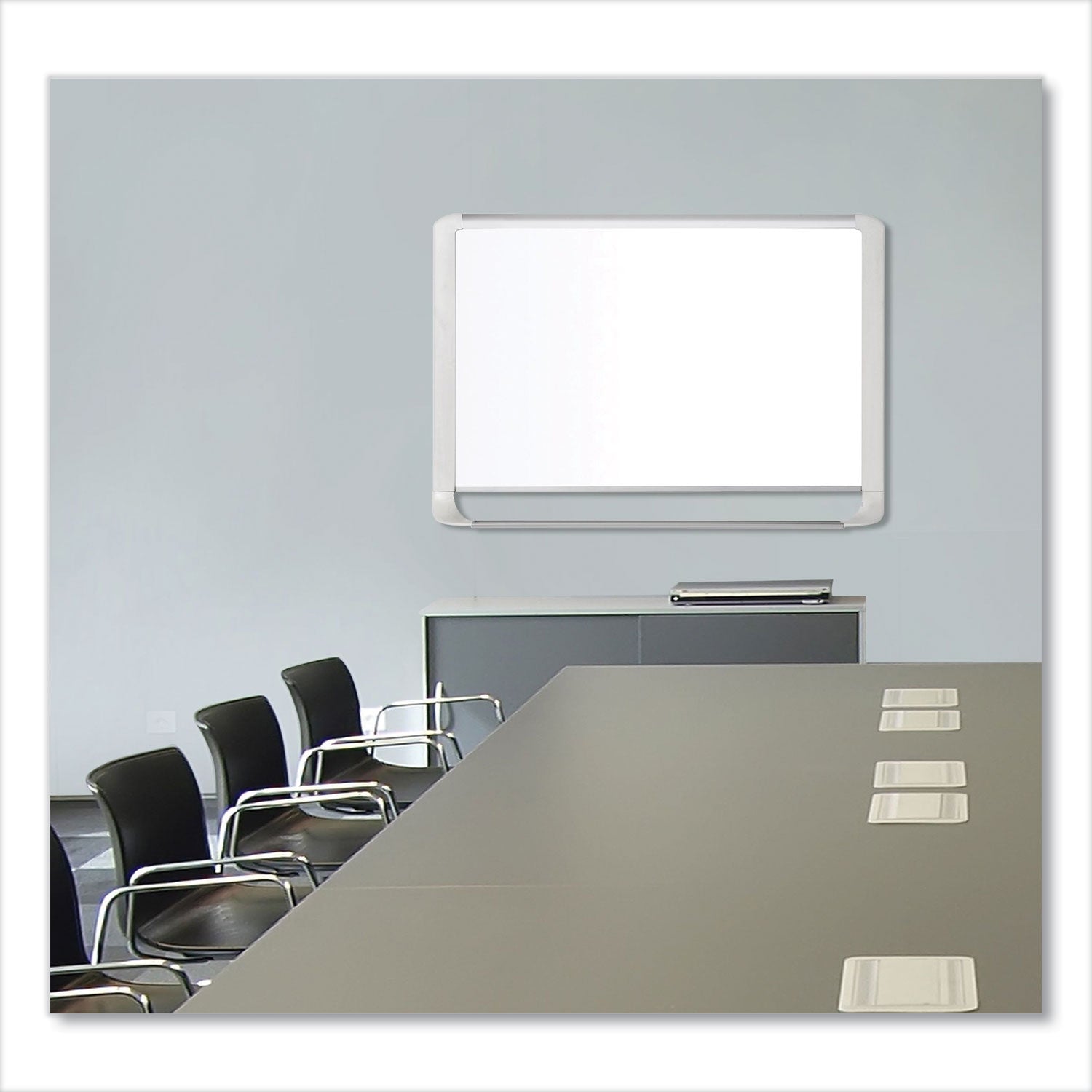 Gold Ultra Magnetic Dry Erase Boards, 36 x 24, White Surface, White Aluminum Frame - 