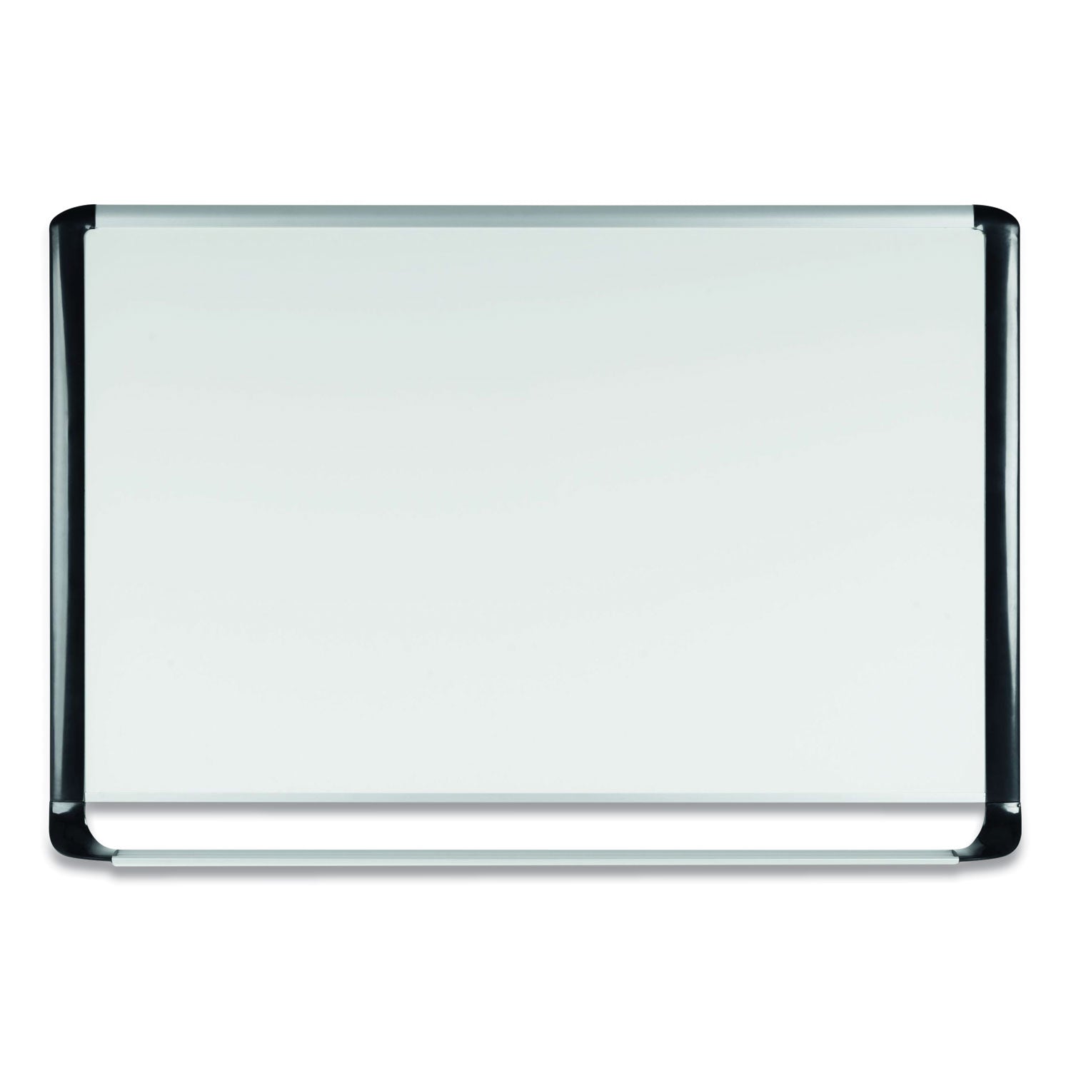 Pure Platinum Magnetic Dry Erase Board, 96 x 48, White Surface, Silver/Black Aluminum Frame - 