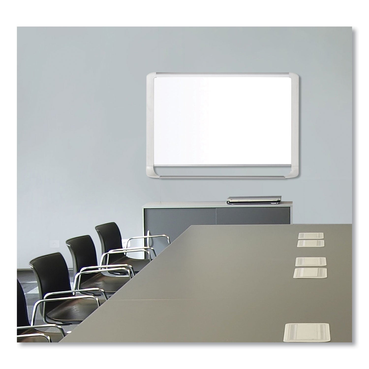 Gold Ultra Magnetic Dry Erase Boards, 72 x 48, White Surface, White Aluminum Frame - 8