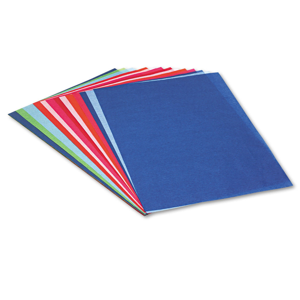 Spectra Art Tissue, 23 lb Tissue Weight, 12 x 18, Assorted, 50/Pack
