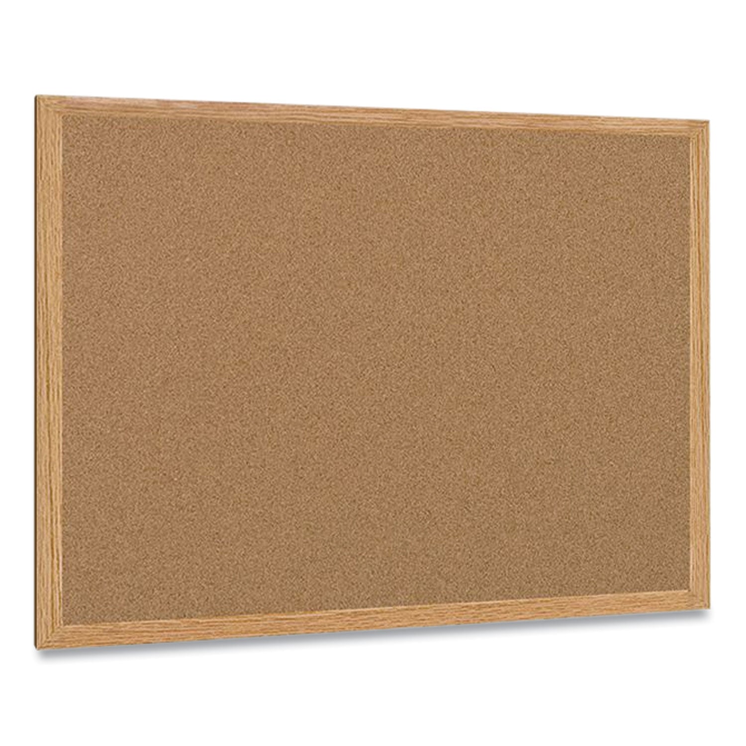 Earth Cork Board, 48 x 36, Tan Surface, Oak Wood Frame - 8