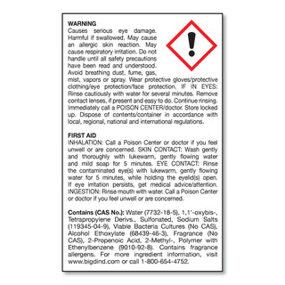Enzym D Digester Liquid Deodorant, Lemon, 1 gal Bottle, 4/Carton