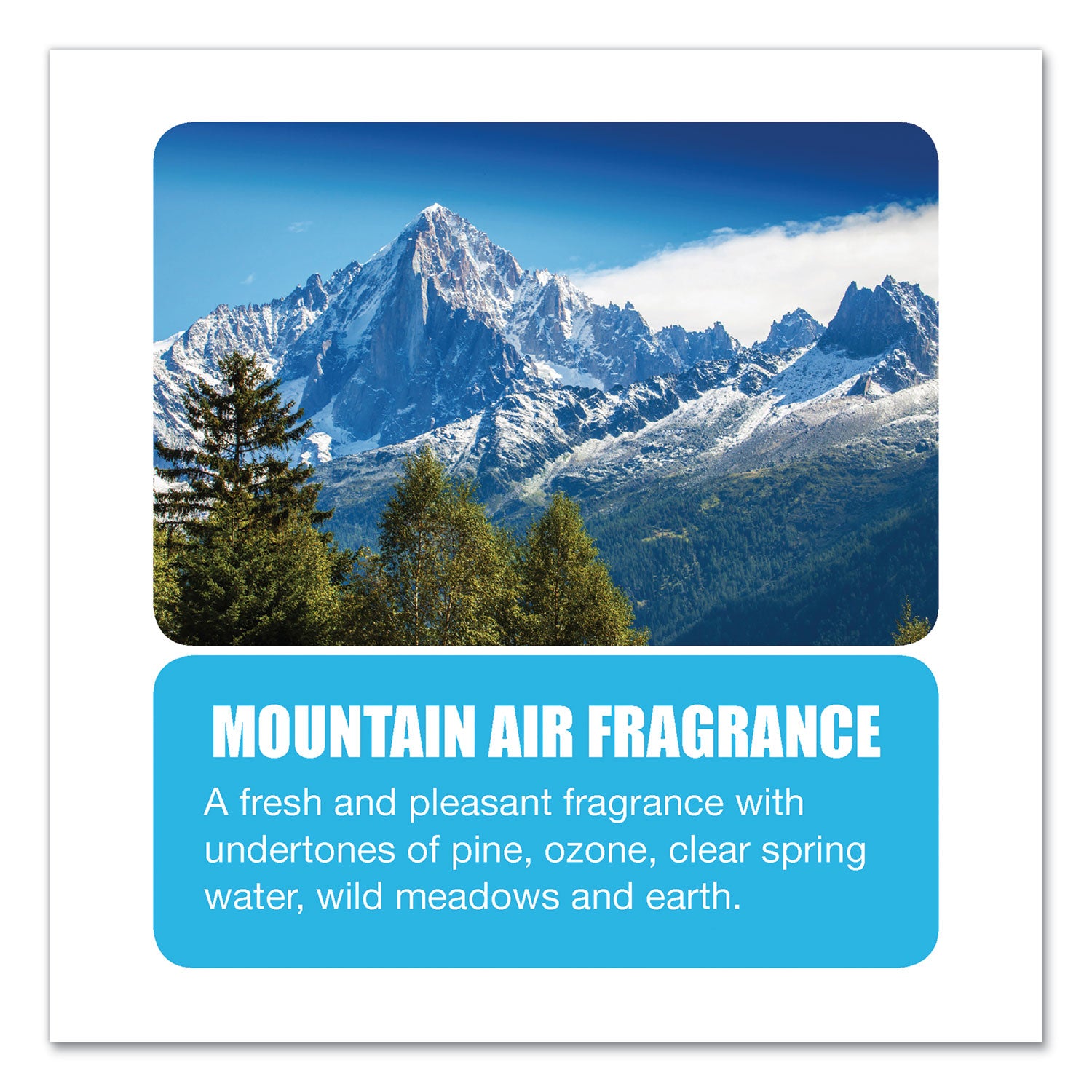 Water-Soluble Deodorant, Mountain Air, 32 oz Bottle, 12/Carton - 