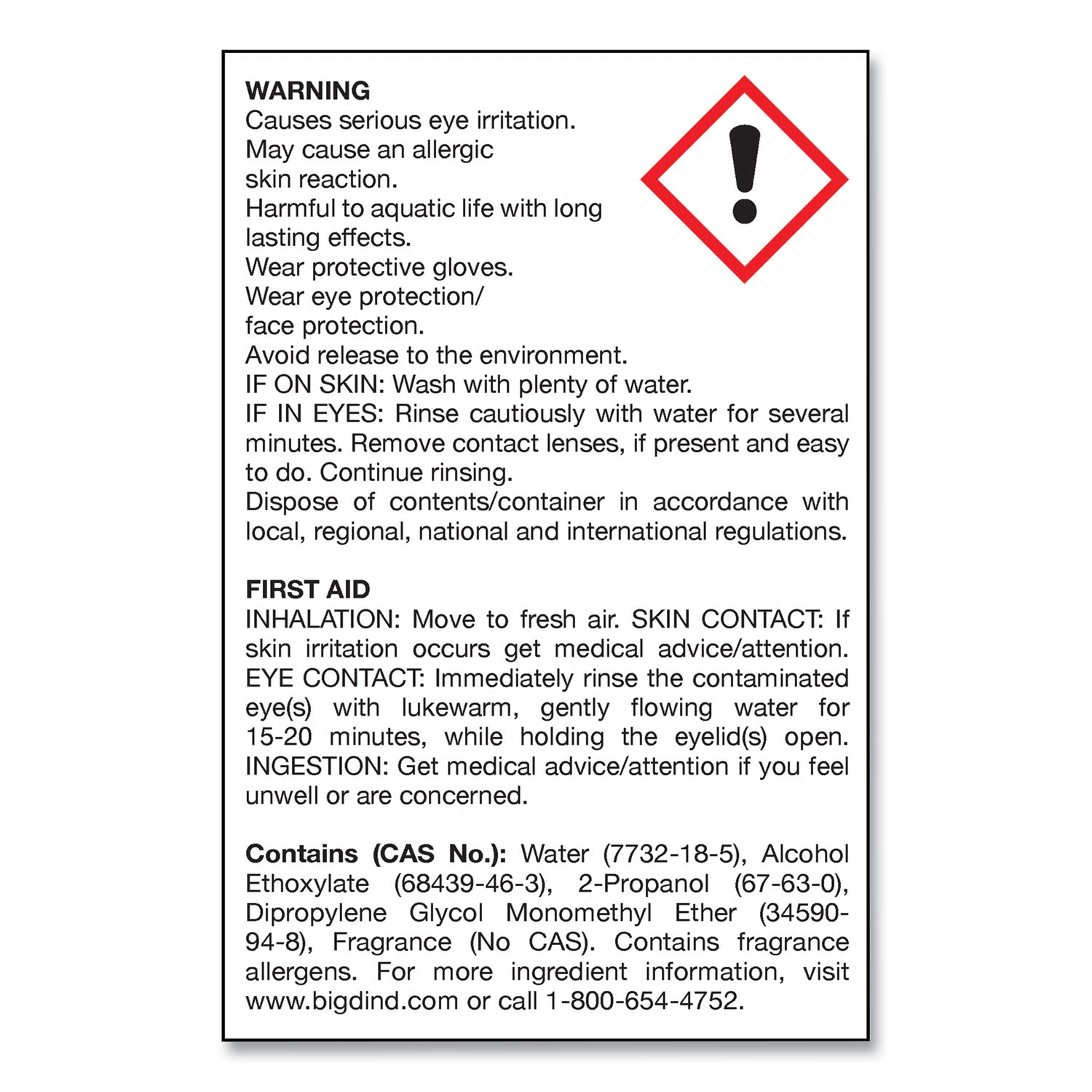 Water-Soluble Deodorant, Mountain Air, 32 oz Bottle, 12/Carton