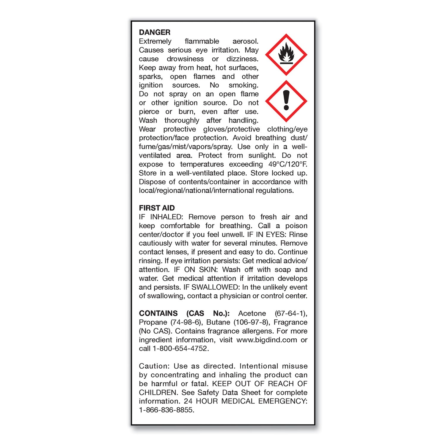 Odor Control Fogger, Mountain Air Scent, 5 oz Aerosol Spray, 12/Carton