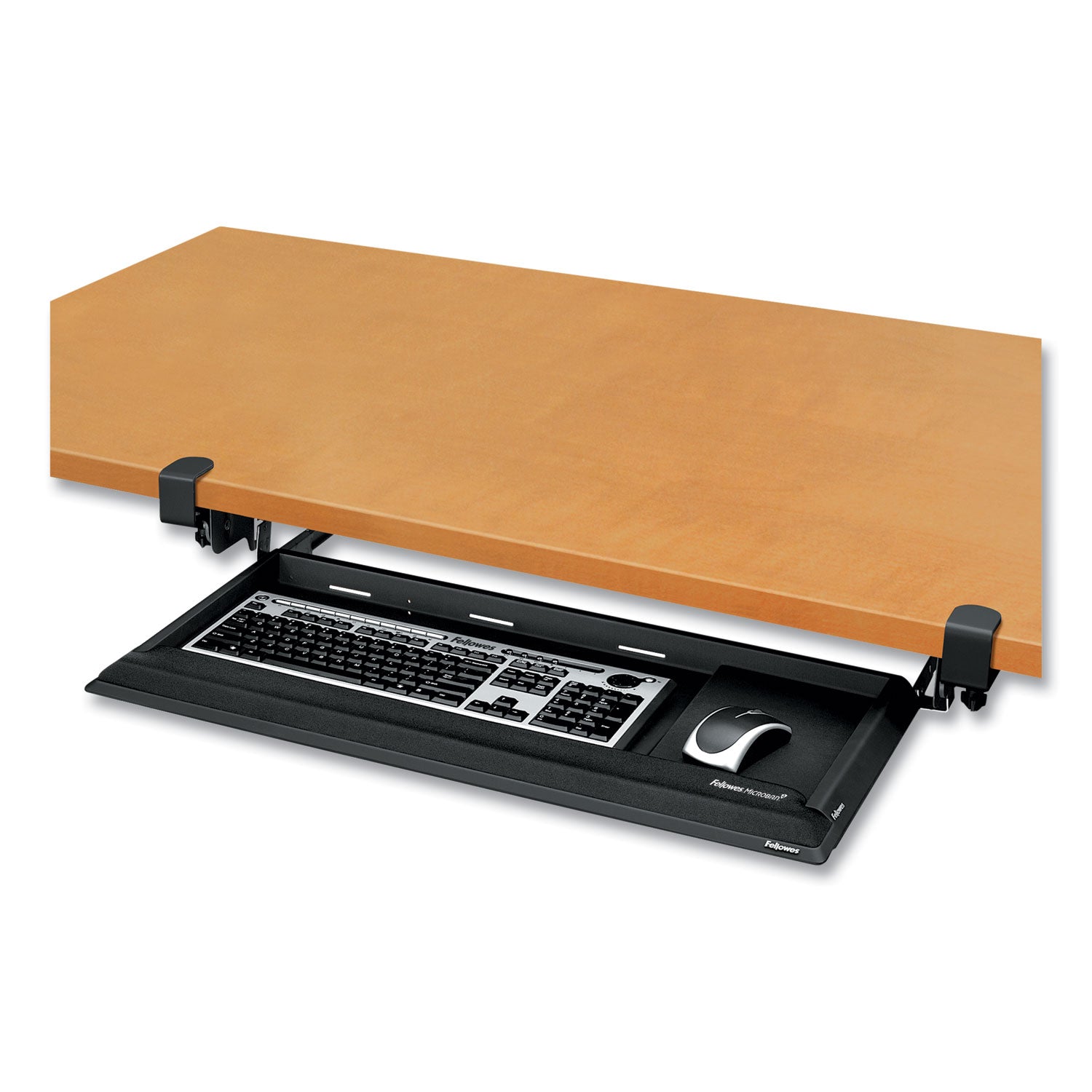 Designer Suites DeskReady Keyboard Drawer, 19.19w x 9.81d, Black Pearl - 