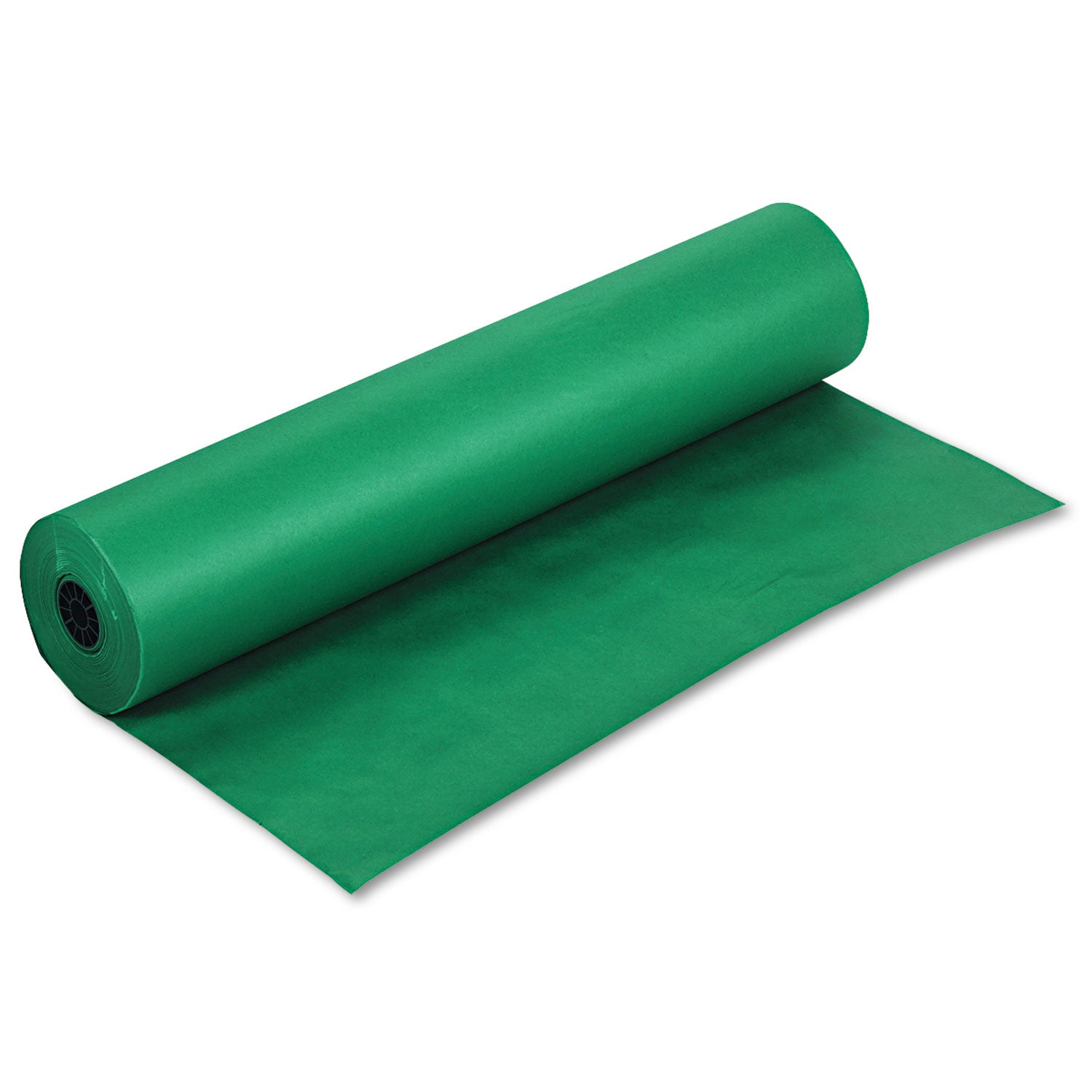 Rainbow Duo-Finish Colored Kraft Paper, 35 lb Wrapping Weight, 36" x 1,000 ft, Emerald - 