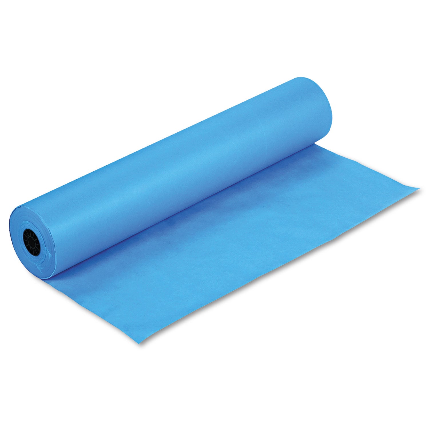 Rainbow Duo-Finish Colored Kraft Paper, 35 lb Wrapping Weight, 36" x 1,000 ft, Brite Blue - 