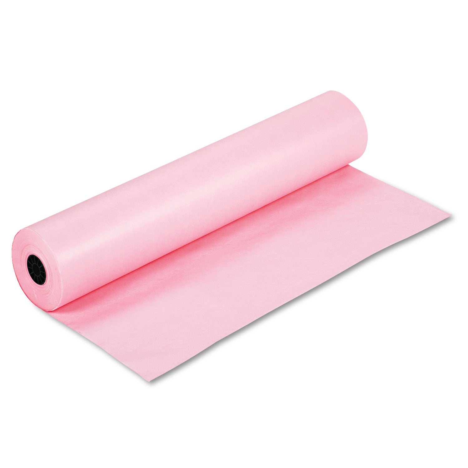 Rainbow Duo-Finish Colored Kraft Paper, 35 lb Wrapping Weight, 36" x 1,000 ft, Pink - 